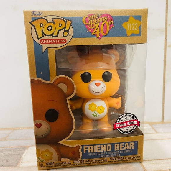 Funko pop !Care Bear 40th anniversary earth day friend Bear special edition - Picture 5 of 12